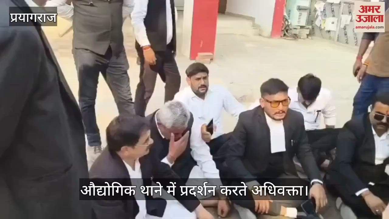 Advocates create ruckus in Industrial Area Police Station, Advocates are angry due to beating of fellow advocate