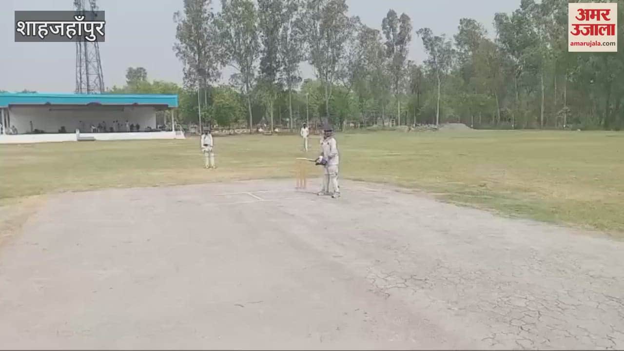 Trials for cricket on the ground of Krishibhco fertilizer factory in Shahjahanpur