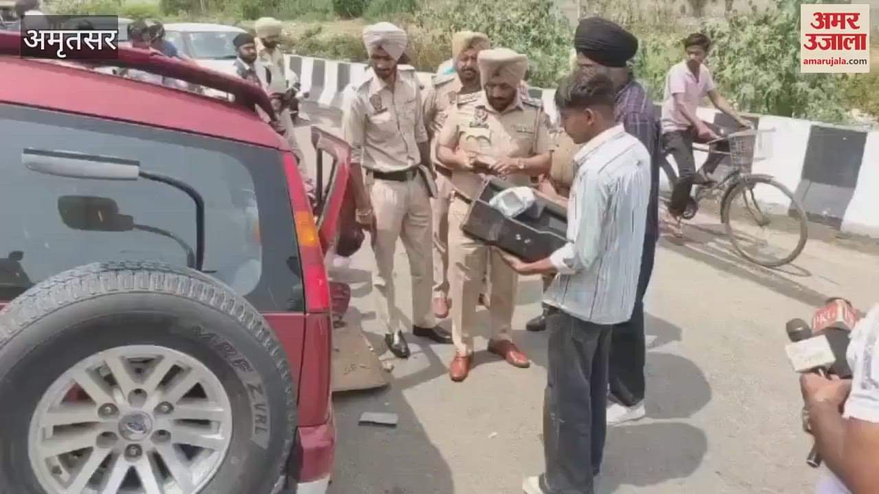 तेज रफ्तार इंडेवर कार पुल से नीचे गिरी, दो घायल