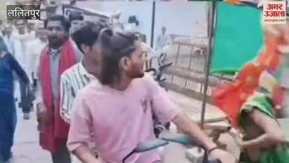 Woman beat two people with slipper in Collectorate premises in Lalitpur