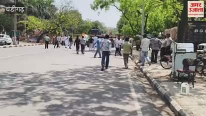 Youth Congress protest in Chandigarh, scuffle between activists and police