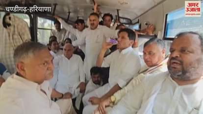 Haryana Congress protested in Chandigarh in the National Herald case