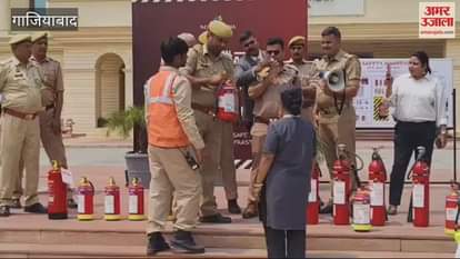 Service Safety Week of Fire Department in Sahibabad