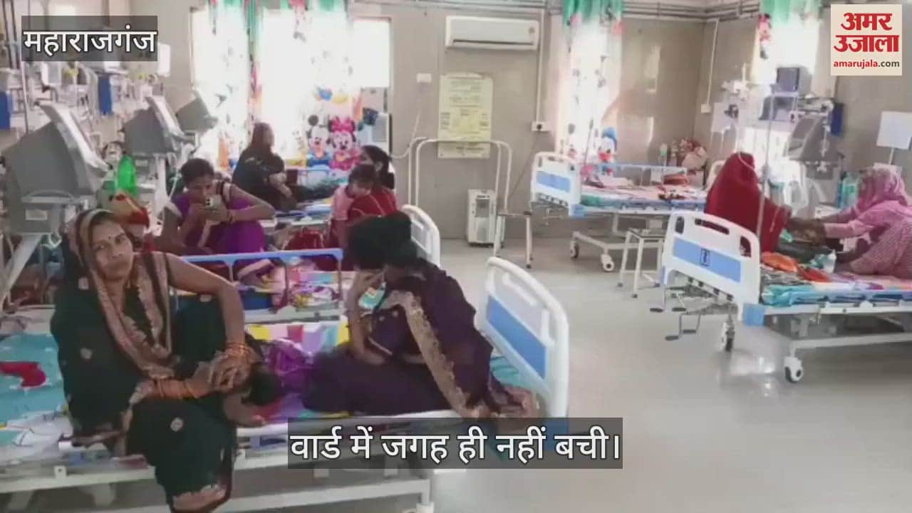 The infectious disease ward of the district hospital is full