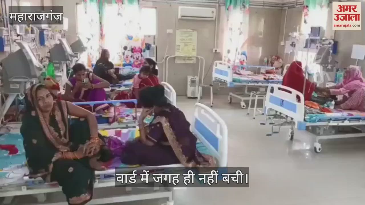 The infectious disease ward of the district hospital is full