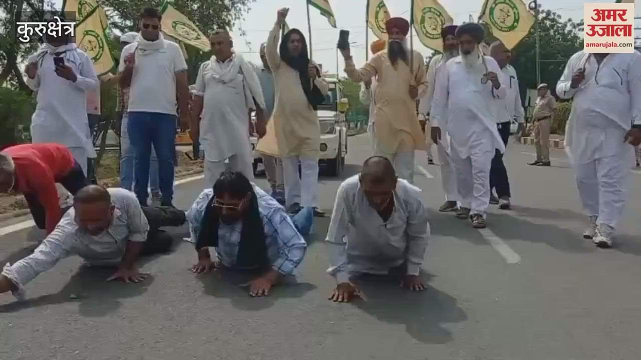 BKU martyr Bhagat Singh's 'Nyay Dandavat Yatra' in Kurukshetra, demand for action on wheat toll scam