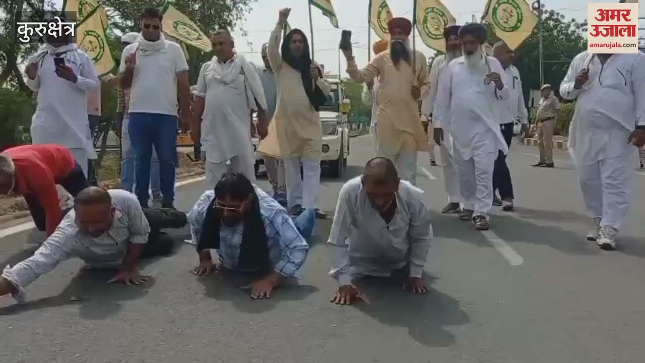 BKU martyr Bhagat Singh's 'Nyay Dandavat Yatra' in Kurukshetra, demand for action on wheat toll scam