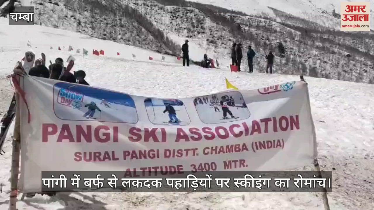 The thrill of skiing on the snow-clad hills of Pangi