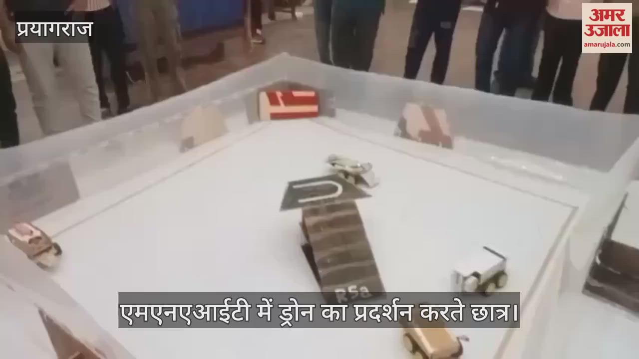 MNNIT: Technocrats show their talent through drones and robots