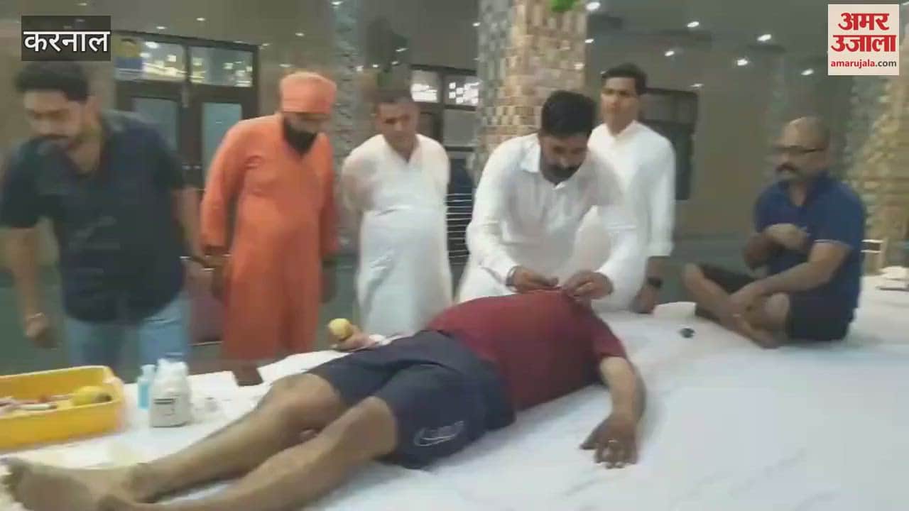 Blood donation camp organized in Karnal