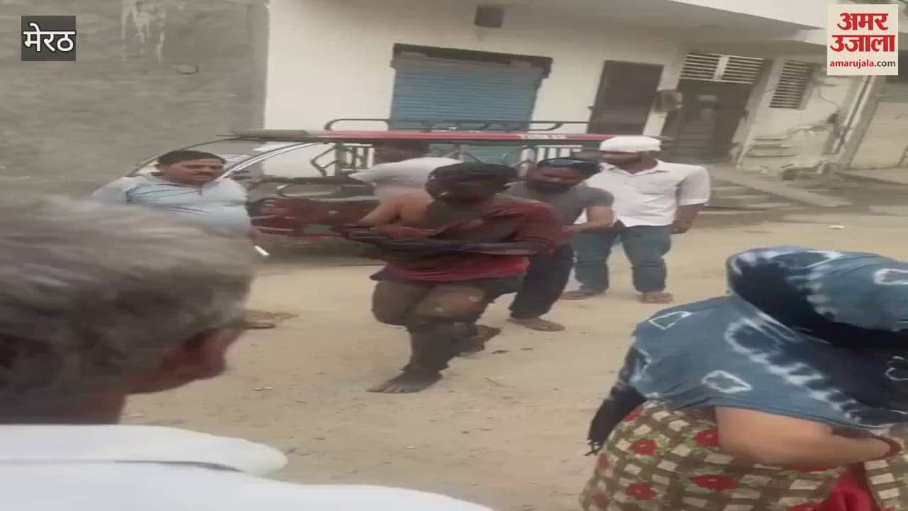 Accident due to gas cylinder explosion in Bhavnapur, Meerut, many burnt, people ran out in pain