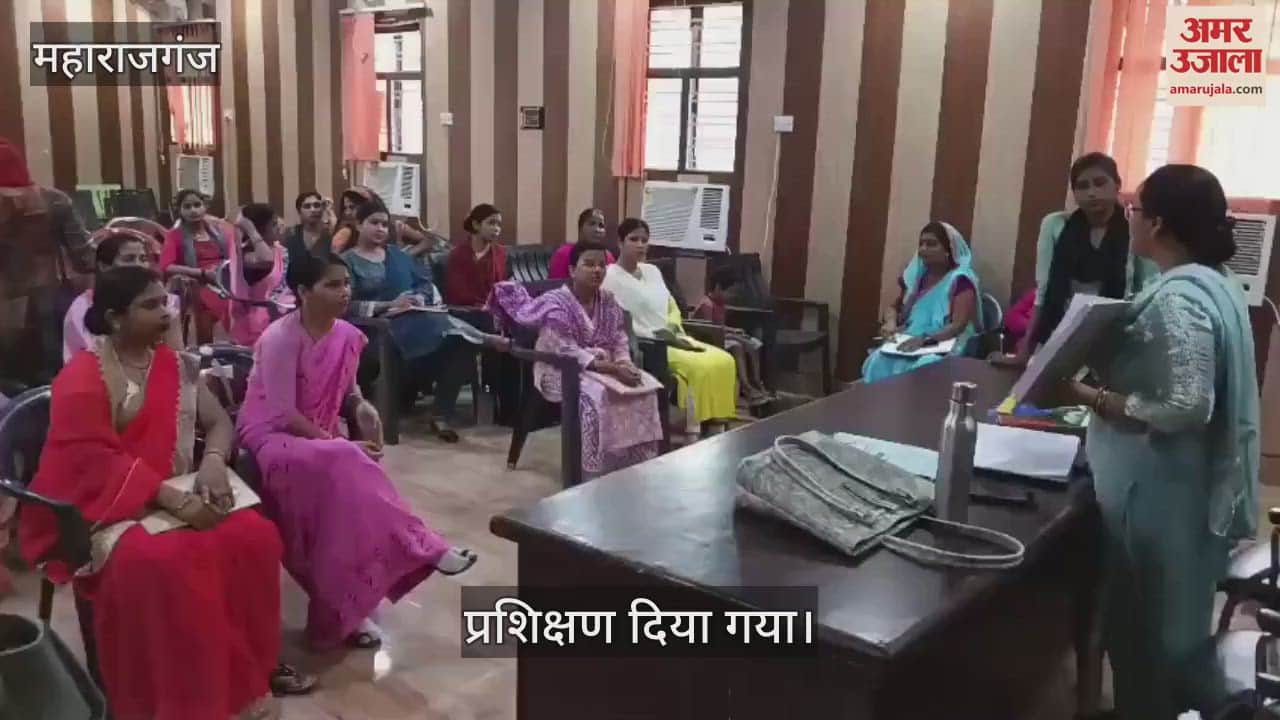 Newly appointed Anganwadi workers were given training