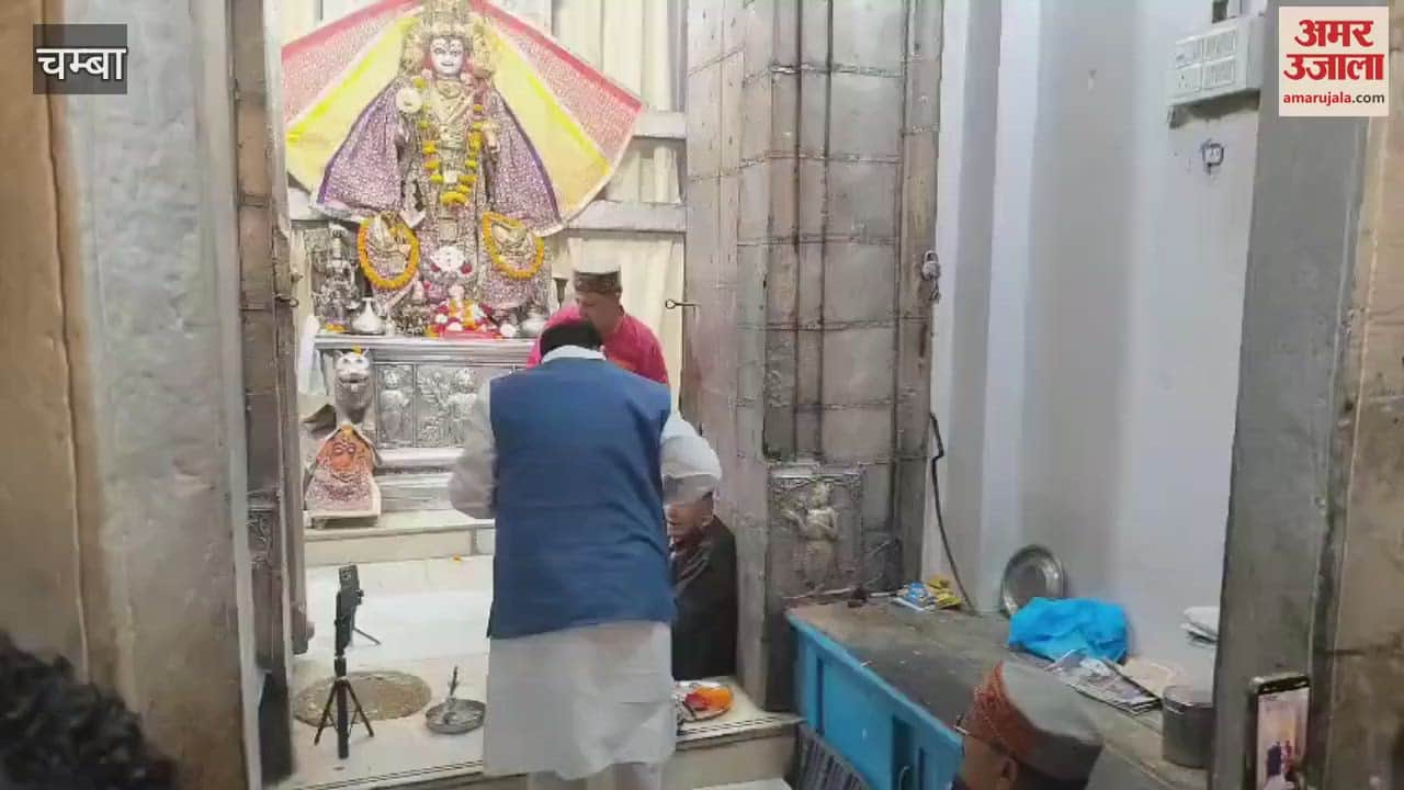 Chamba Union Health Minister Jagat Prakash Nadda paid obeisance at the historic Lakshmi Narayan temple in Chamba