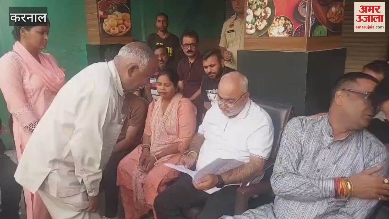 MLA Jagmohan Anand listened to the problems of the people in 'Chai Pe Charcha' in Karnal, gave solutions on the spot