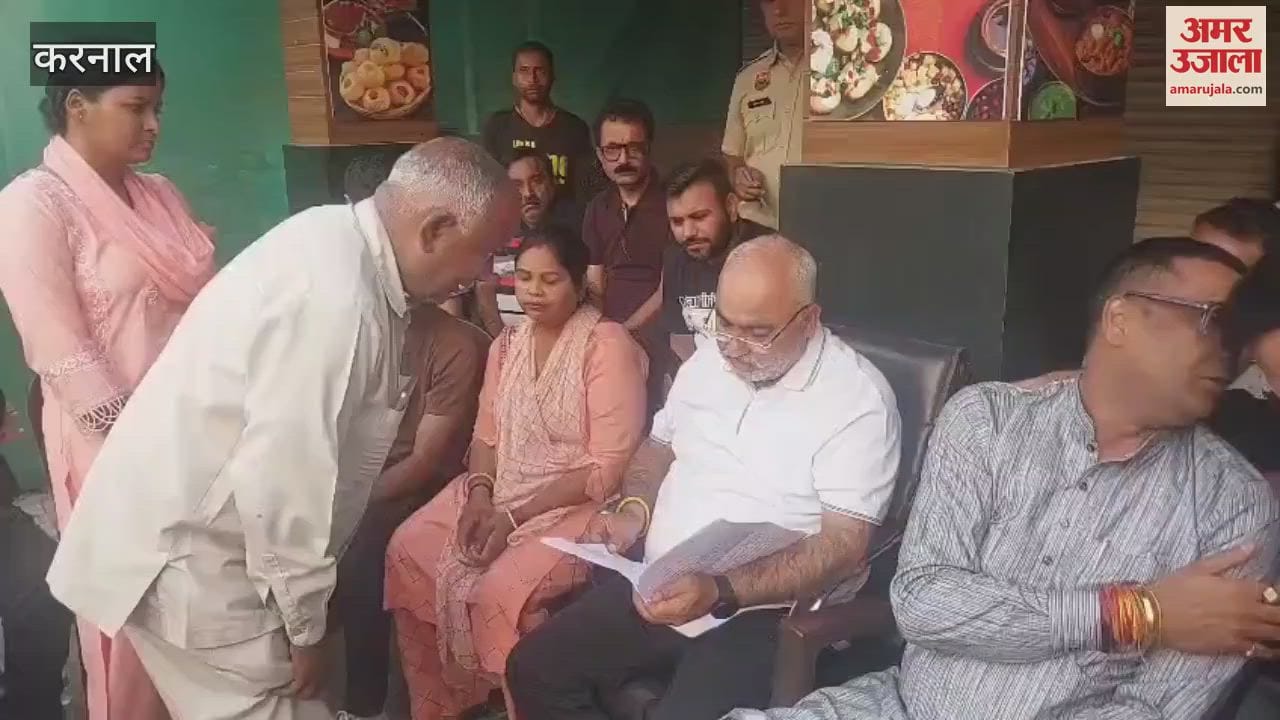 MLA Jagmohan Anand listened to the problems of the people in 'Chai Pe Charcha' in Karnal, gave solutions on the spot