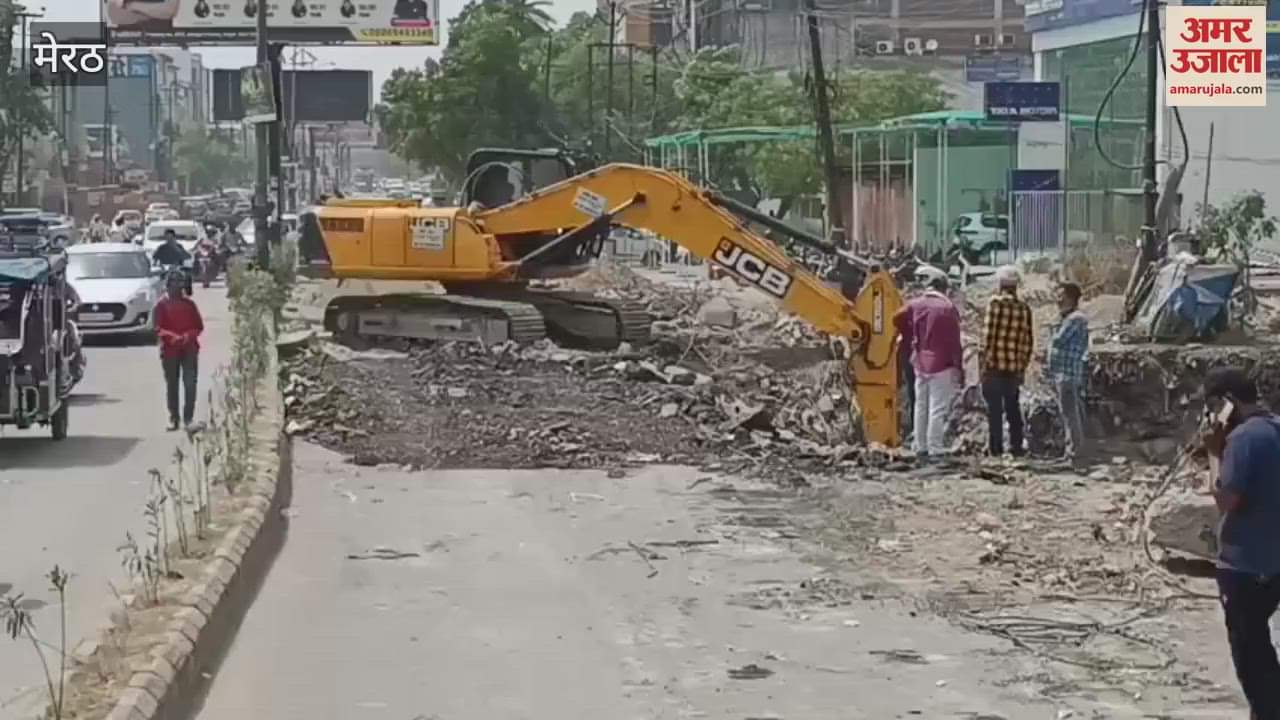 Meerut: Traffic disrupted due to culvert construction