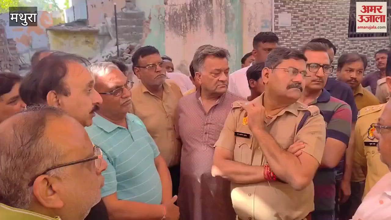 Outrage over the murder of BJP leader in Mathura shot fired near Mokshadham