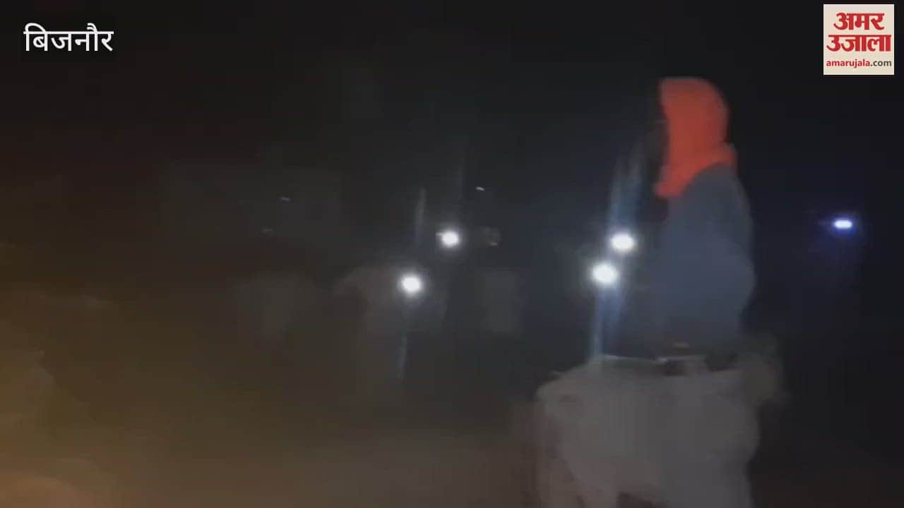 Fire broke out in suspicious circumstances in cattle shed in Rehad, Bijnor, straw and fuel burnt to ashes, cattle also scorched