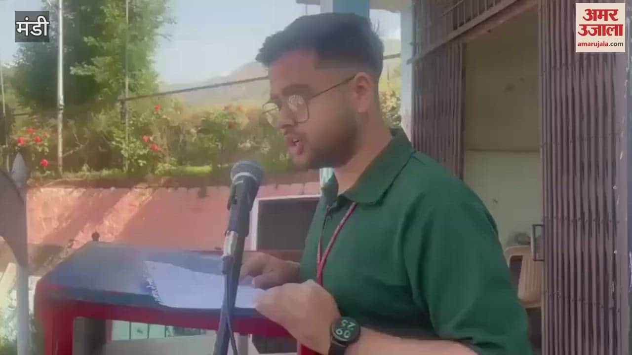 Mandi Students of Vedic Public Higher Secondary School paid tribute to those killed in the Pahalgam terror attack