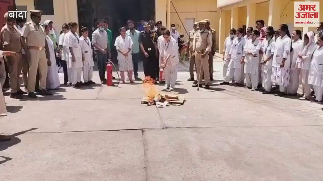 Fire brigade team explained ways to prevent fire in hospital campus