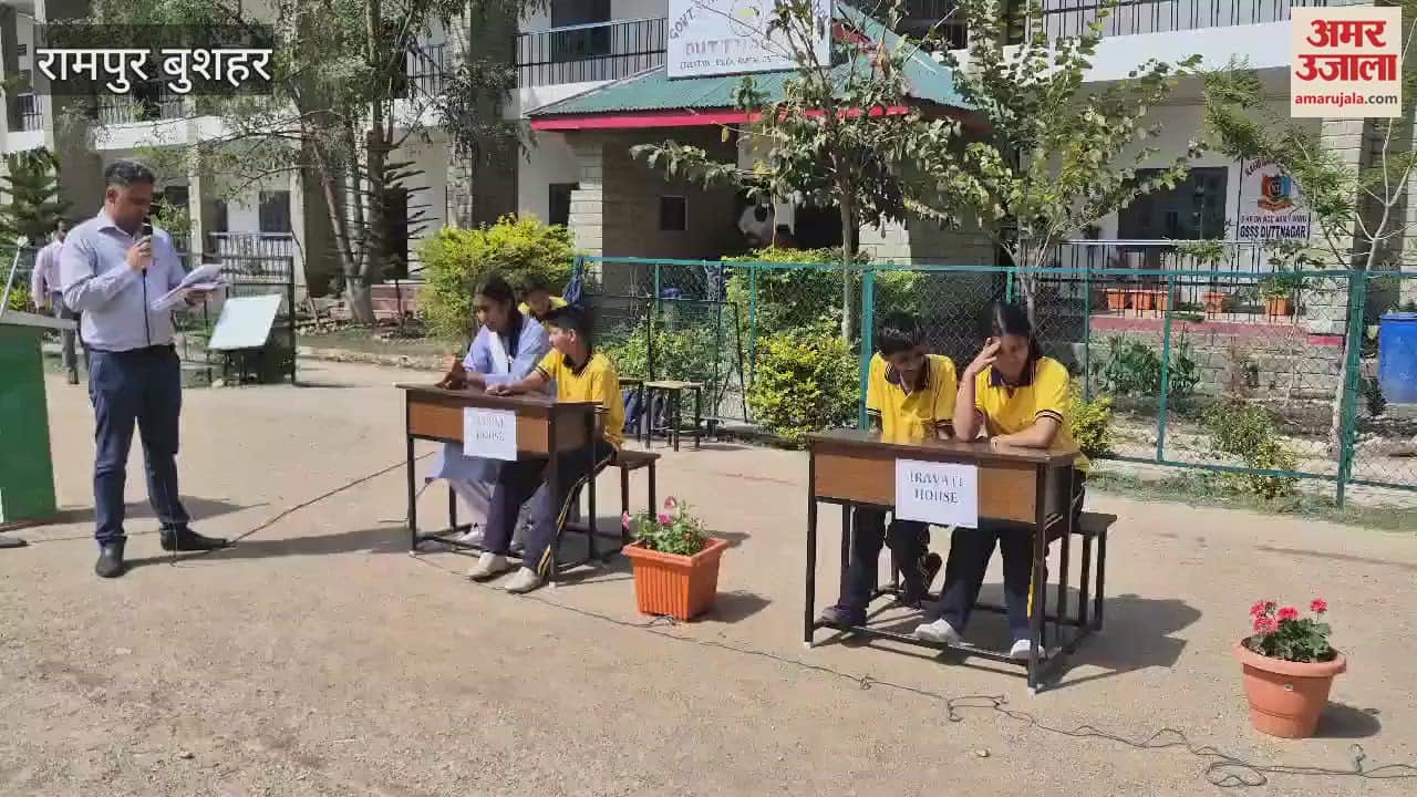 Rampur Bushahr On the occasion of World Earth Day school children gave the message of environmental protection through painting