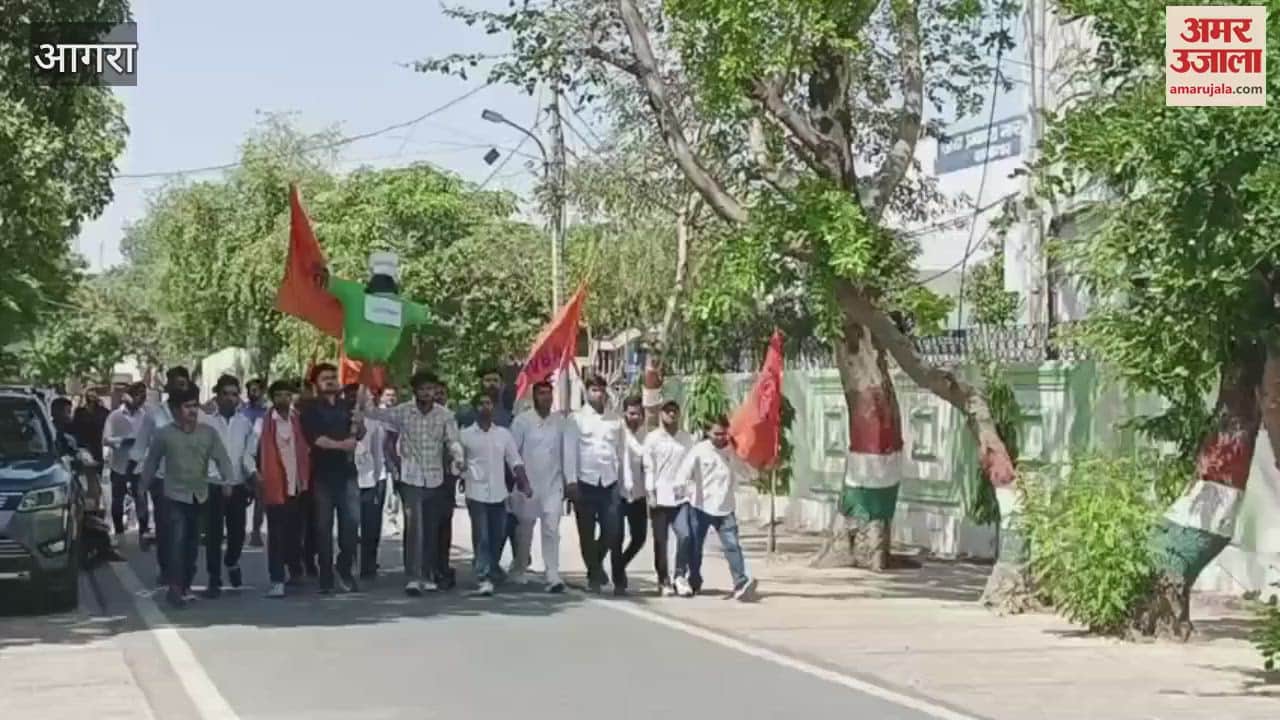 ABVP workers anger after terrorist attack in Pahalgam