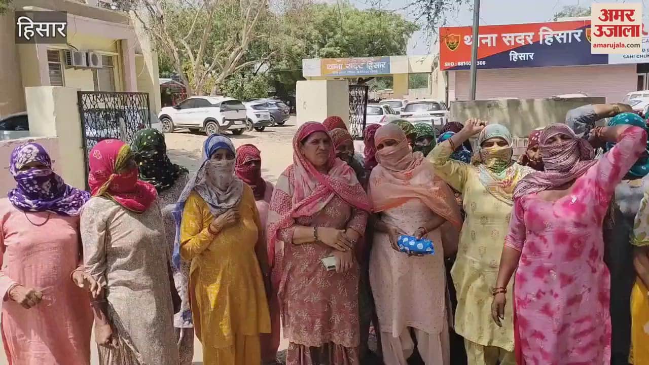 worker died due to cylinder explosion in Hisar, family members staged a sit-in demanding action against company