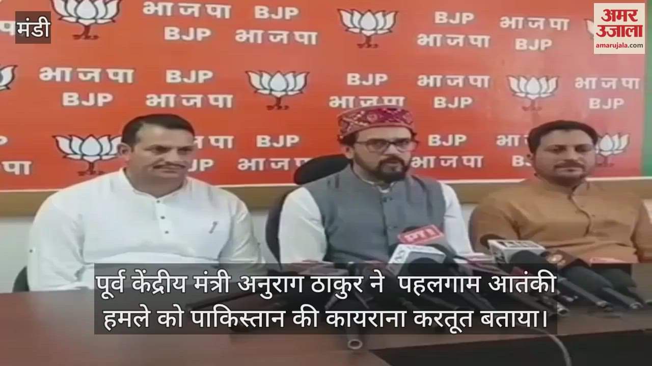 Anurag Thakur termed the Pahalgam terror attack as a cowardly act of Pakistan.