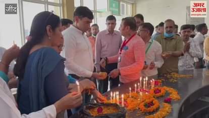 Doctors at Jind Civil Hospital paid tribute to those killed in the Pahalgam terror attack by lighting candles