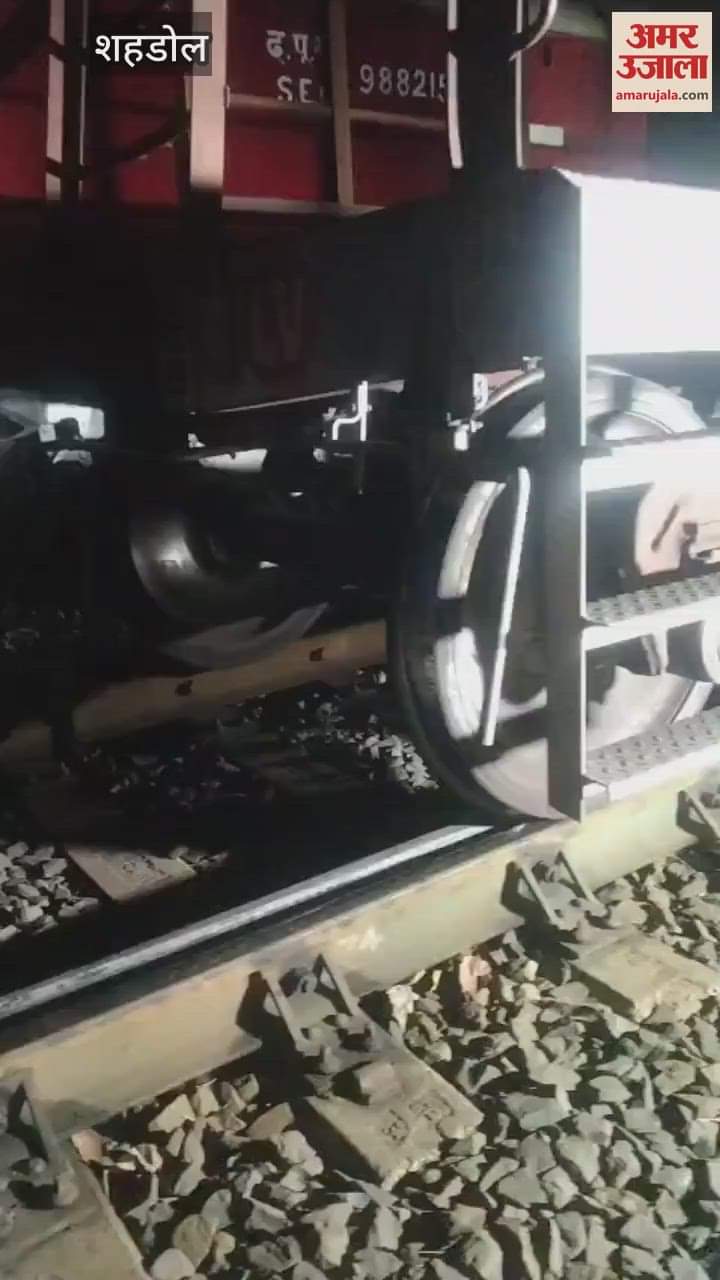 Guard coach of goods train derailed in Shahdol, incident happened between Shahdol and Singhpur station