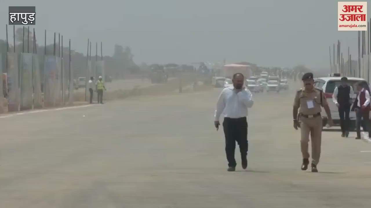 CM Yogi arrived in Hapur to inspect Ganga Expressway