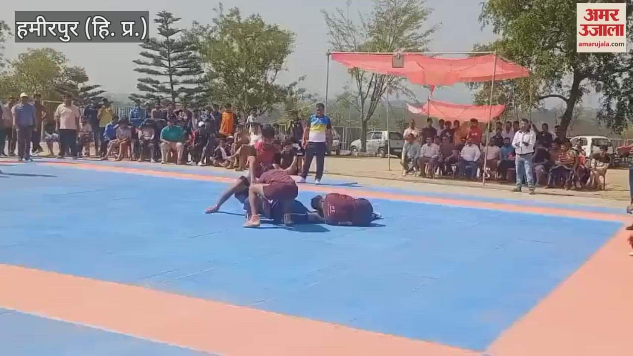Hamirpur Shiva earned first place in discus throw Rail defeated Bhoranj in the final match of Kabaddi