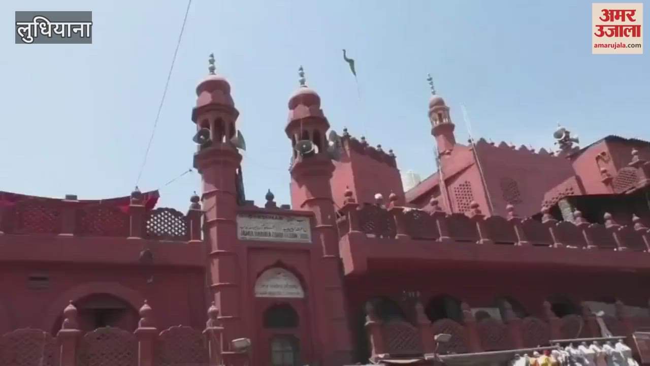 People offered Friday prayers wearing black bands in Ludhiana