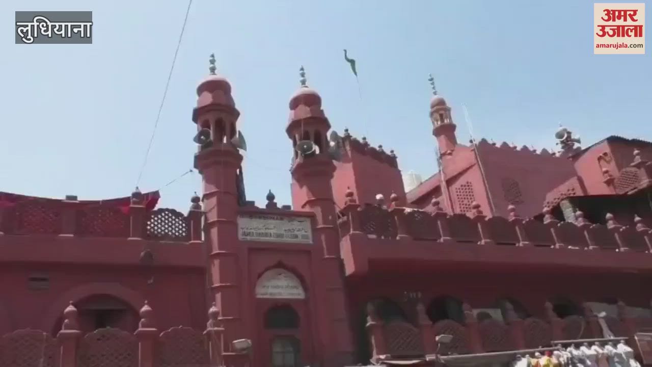 People offered Friday prayers wearing black bands in Ludhiana