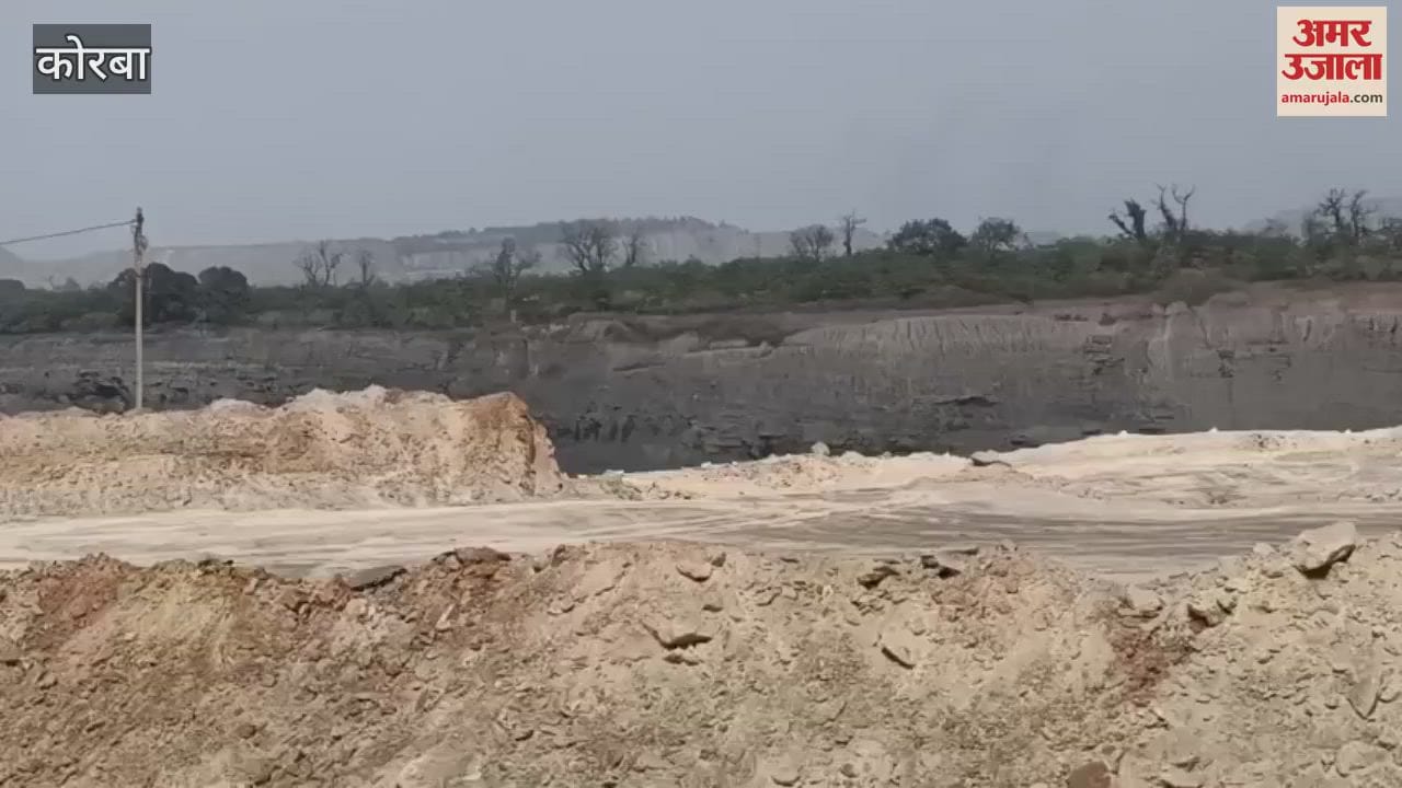 family had narrow escape when stone fell on house due to heavy blasting at SECL Dipka mine