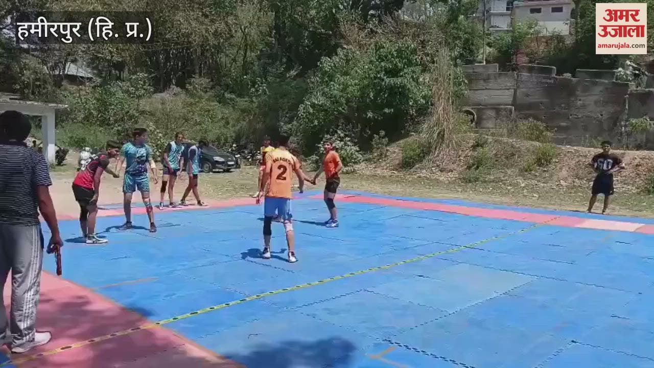 Hamirpur Una defeated Bari 41-23 in Kabaddi, MLA Ashish Sharma felicitated the players