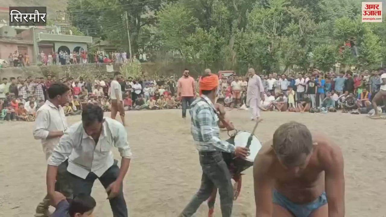 Sirmaur Wrestlers showed their strength in the wrestling match in Sataun