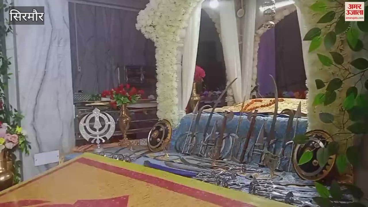 Sirmaur A grand Nagar Kirtan was organised on the occasion of the arrival day of Guru Gobind Singh Ji