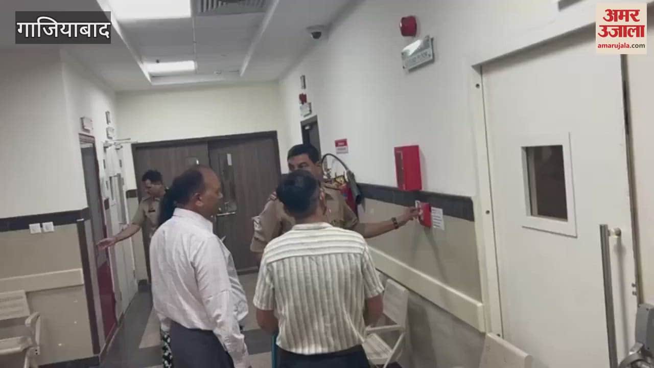 Mock drill of fire department in Sahibabad