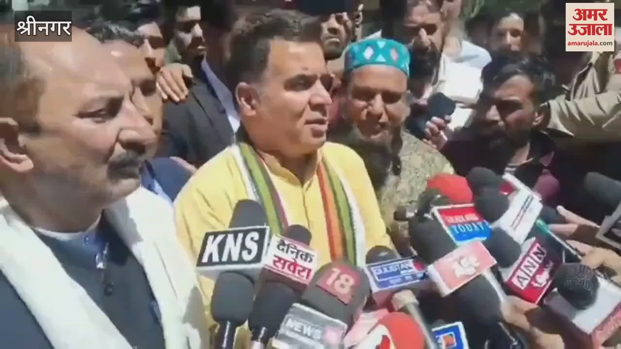 BJP leader Ravindra Raina reached to meet the family of Ghulam Rasool Magre who was martyred in the terrorist attack in Kupwara