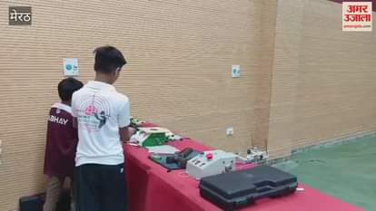 Meerut: Judo and shooting competition organized at Kailash Prakash Sports Stadium