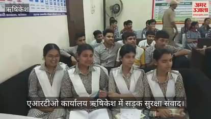 Road safety dialogue at ARTO office Rishikesh