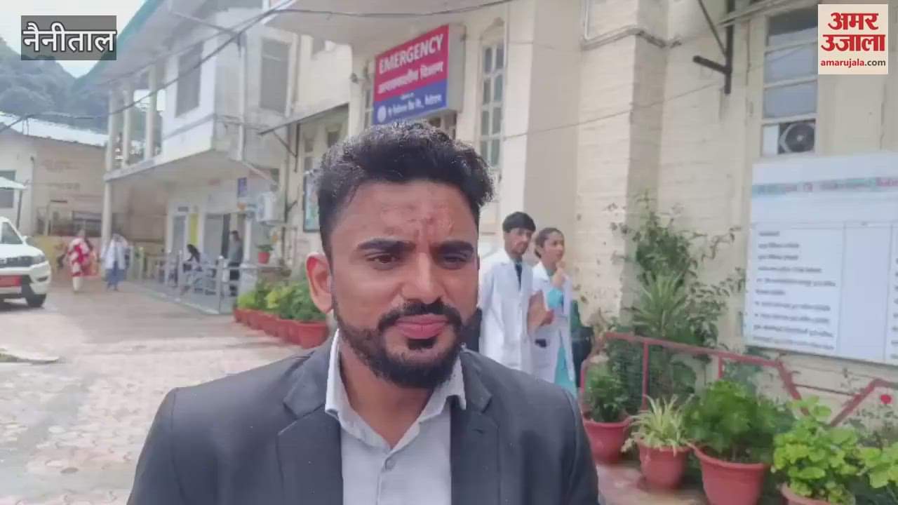 Potholes and scattered sand on the road pose a risk of accidents in nainital