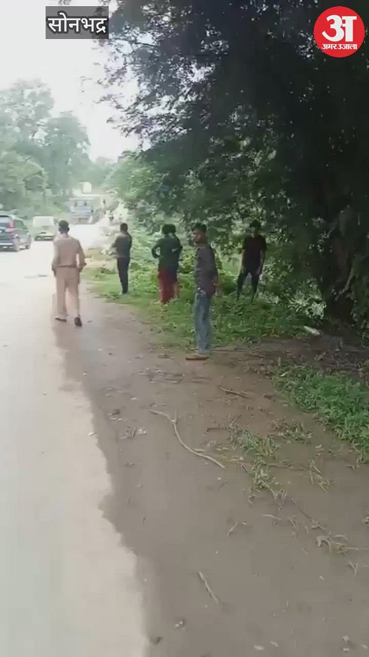 रेलिंग विहीन पुलिया से गहरी खाई में गिरा ट्रक, केबिन में फंसे खलासी की मौत, VIDEO