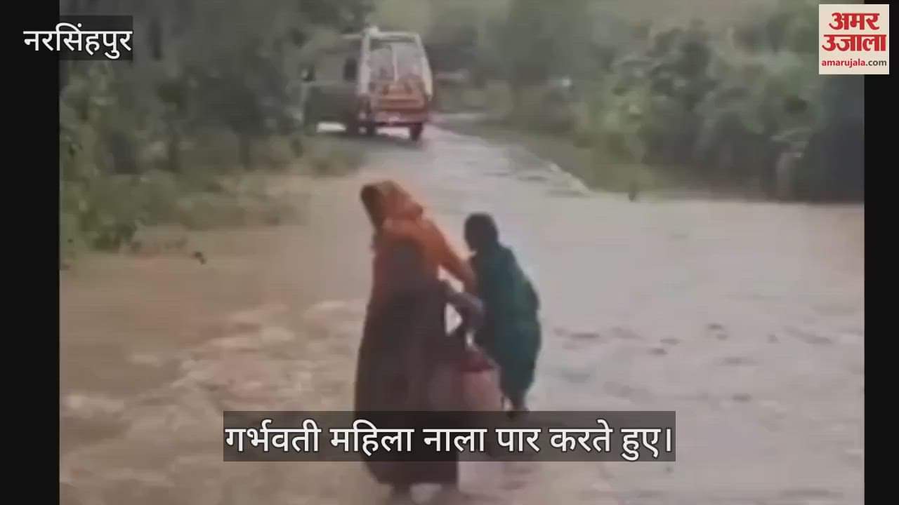 108 ambulance negligence in Narsinghpur: Woman suffering from labour pain gets sisters cross drain on foot