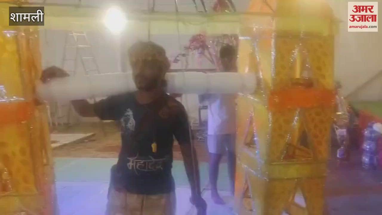 Shamli was painted in the colours of Shivaratri: The entire road echoed with the slogan of  Bol Bam