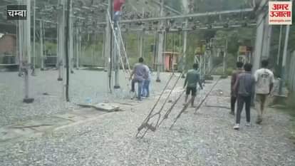 Chamba Workers engaged in repair and maintenance of power lines