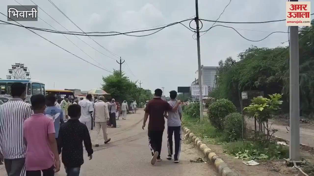 Traffic jam situation arose due to extra crowd gathering in the state level Daksh Prajapati Jayanti celebration in Bhiwani