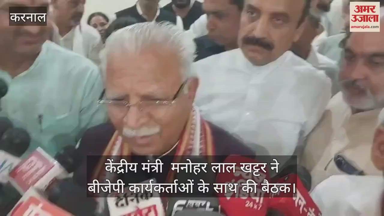 Manohar Lal Khattar in Karnal