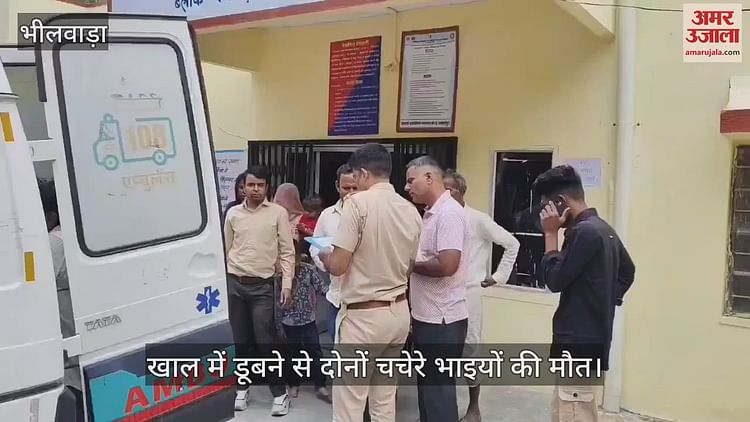 Bhilwara News: बारिश के पानी में डूबने से चचेरे भाइयों की मौत, गांव में मातम; बकरियां चराने निकले थे दोनों